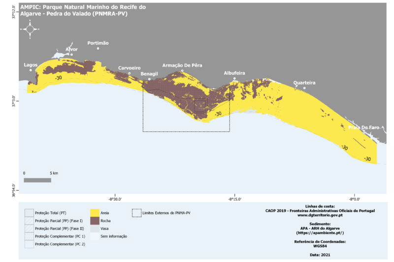 Limites da Área Marinha Protegida de Iniciativa Comunitária